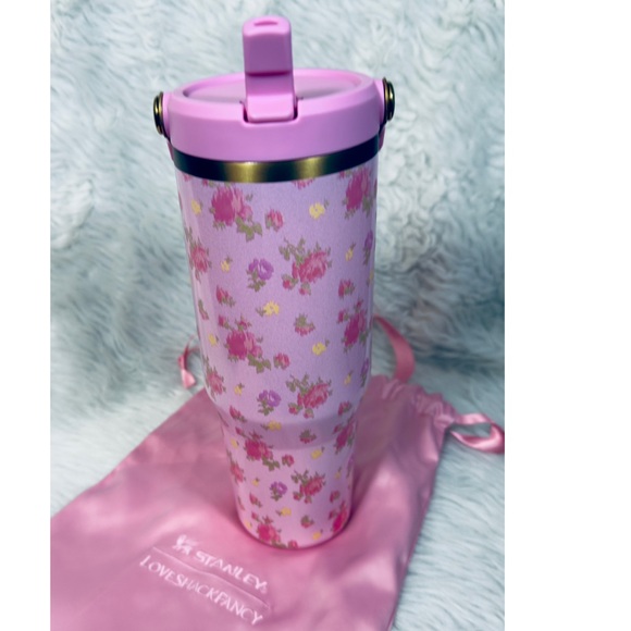 Sold. Not for sale NWT Stanley LoveShackFancy Flip Straw Tumbler Ibiza Sunset - Picture 8 of 13